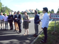 La rue de Dracy officiellement inaugurée 