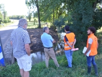 Opération désencombrement du Pont des Griffières à Mellecey 