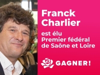Franck Charlier, réélu à la tête de la Fédération du Parti socialiste de Saône et Loire 