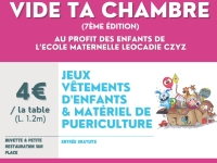 Réservez votre place pour le  7ème "Vide ta Chambre" de l'école Maternelle Léocadie Czyz