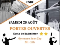 BADMINTON CHALON - Des portes-ouvertes organisées le 26 août en vue de la saison sportive