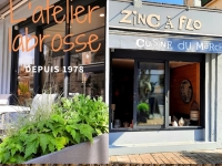 Le restaurant « Le Zinc à Flo » a fait confiance à « L’Atelier Labrosse » à Chalon-Sur-Saône pour ses baies vitrées en aluminium