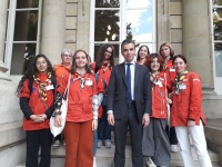 Les scouts et guides de France de Chalon en visite à l’Assemblée nationale