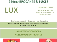 La brocante de l'AS Lux vous attend ce dimanche 