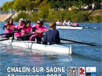 Le Cercle de l’aviron de Chalon organise la 35e édition du Challenge de l’aviron. 