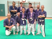 Bonne reprise des compétiteurs au niveau  national,  du club Yoseikan Budo Chalonnais au Championnat de France 2022 de Yoseikan Budo, après 2 ans de pandémie.