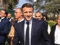 PRESIDENTIELLE -  Emmanuel Macron est arrivé à  Dijon