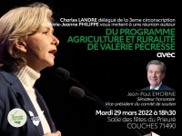 PRESIDENTIELLE - Réunion de soutien à Valérie Pécresse, ce mardi, à Couches, sur le thème de la ruralité