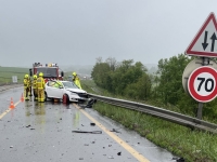 Deux blessés dans la zone de travaux à Ciry le Noble sur la RCEA