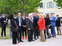 Dominique Faure, ministre des collectivités territoriales et de la ruralité, était jeudi à Saint-Léger sur Dheune