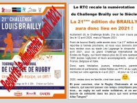 Report en 2021 pour le  Challenge Brailly