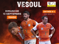 Ne ratez pas le 1er match de Championnat de rugby fédéral 3 RTC / Vesoul