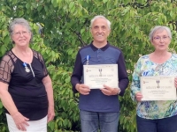 Colette Cavard et Gérard Nicolas ont été faits chevaliers du mérite du sang