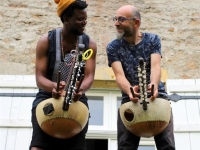 Hervé Lapalud et Dramane Dembelé en spectacle le 17 juillet à l'église de Cortiambles (Givry)