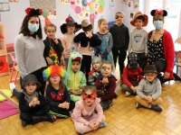 Les enfants de la maison de loisirs de Champforgeuil font leur carnaval