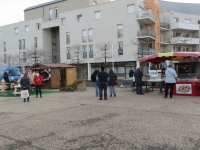 Saint Rémy : Le marché du samedi matin avait presque un air de marché de Noël.