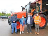 Un nouveau tracteur pour le service des espaces verts de Saint Rémy.