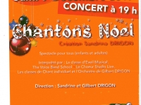 Oslon : 7 décembre 2019, concert de Noël d'Accordéons, Musiques et Chants
