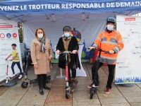 Le Grand Chalon propose des sessions d’initiation à la trottinette électrique Place Pierre Sémard