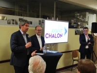 Cinquième meeting de campagne aux Aubépins pour la liste En Avant Chalon