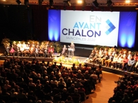MUNICIPALES - «En Avant Chalon» termine sa tournée des quartiers en grande pompe à la Salle Marcel Sembat