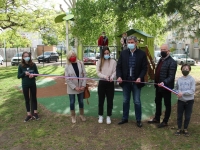 Réception des travaux de réaménagement de l'aire de jeux du Parc François Mansart 