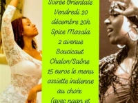 Vendredi soirée orientale à l'Indian Spice Masala