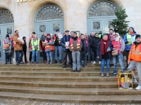 Vendredi des opposants à la réforme des retraites organisaient une opération tractage dans Chalon-sur-Saône