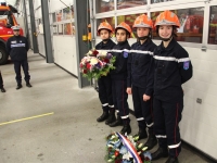 Les sapeurs-pompiers de Chalon-sur-Saône célébraient vendredi la Sainte-Barbe (1/2)