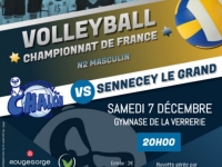 Samedi 7 décembre / VBCC - SENNECEY-LE-GRAND : Ambiance attendue à la Verrerie!