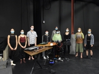 Répétitions des élèves du Conservatoire du Grand Chalon à l’Espace des Arts avec la Cie Fernweh et le collectif La Méandre