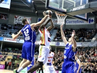 FIBA EUROPE CUP 2e T - 1ere J. - ÉLAN CHALON 101 - BC MURES 65 : Axel Bouteille met le feu!