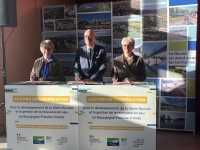 Signature de l'accord de coopération pour le développement de la filière fluviale en Bourgogne-Franche-Comté