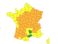 La Côte-d’Or en vigilance orange « Orages »