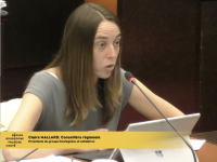 CONSEIL REGIONAL BOURGOGNE-FRANCHE COMTE - Claire Mallard, conseillère régionale, dénonce les violences dont sont victimes les écologistes