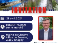 Chagny - Besoin d'Europe 71 en campagne : un rassemblement pour les Européennes