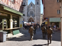 Les militaires de la sentinelle étaient déjà dans les rues ce matin pour rassurer la population
