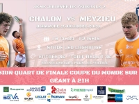 Dimanche 15 Octobre à 15 h 15 RTC - Meyzieu, venez encourager les rugbymans chalonnais et assister à la retransmission sur grand écran de deux quarts de finale de Coupe du Monde