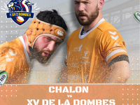 Dimanche 10 décembre, 10ème journée de Fédérale 2 : Chalon RTC – Villars-les-Dombes , venez encourager les rugbymans chalonnais 