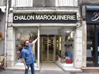 Loïc  David devient le nouveau propriétaire du magasin ‘Chalon Maroquinerie ’ 