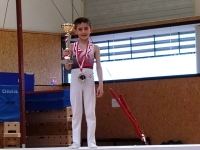Le jeune gymnaste de l’U.G.C Maxime Mauprez Champion de Bourgogne Franche-Comté 
