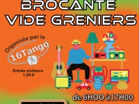 La brocante - vide grenier du 16 tango annoncée pour le 2 juin, réservez votre emplacement 