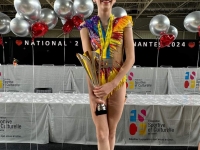 Ambre Bourgeon (Eveil de Gymnatique Rhytmique) remporte le titre national à Nantes