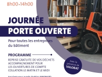 Venez participer aux portes ouvertes ‘Véolia’ du 28/06/2024.