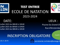 Les inscriptions sont lancées pour les nouveaux membres nés de 2013 à 2017 des tests sont obligatoires.