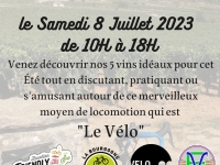 Maison des vins: Le samedi 8 juillet de 10 h à 18 h venez faire du vélo sans modération 