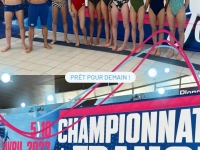 Les nageuses et nageurs du Cercle Nautique Chalonnais s’illustrent aux Championnats de France Juniors à Chartres