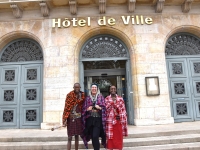 Des guerriers masaï du Kenya de passage à Chalon : ‘Respecter la vie sous toute ses formes, la vie humaine, la nature et tout ce qui nous entoure mais surtout respecter l’autre !’