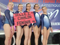 2 équipes du club Chalon Fémina étaient présentes aux Championnats de France de gymnastique. 