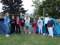 Nuit sous la tente à l’Escale pour les enfants de Saint Rémy.